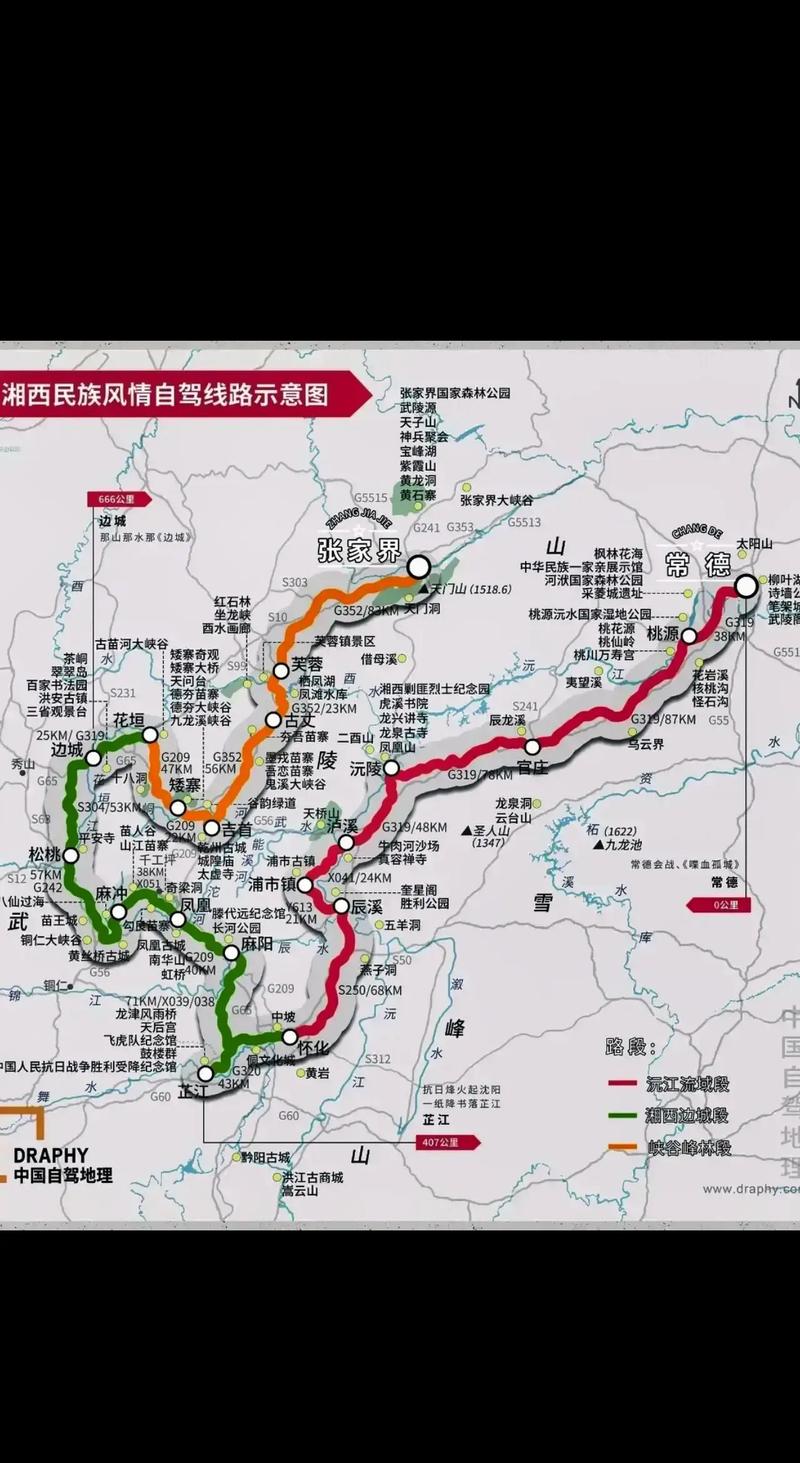 推荐自驾路线