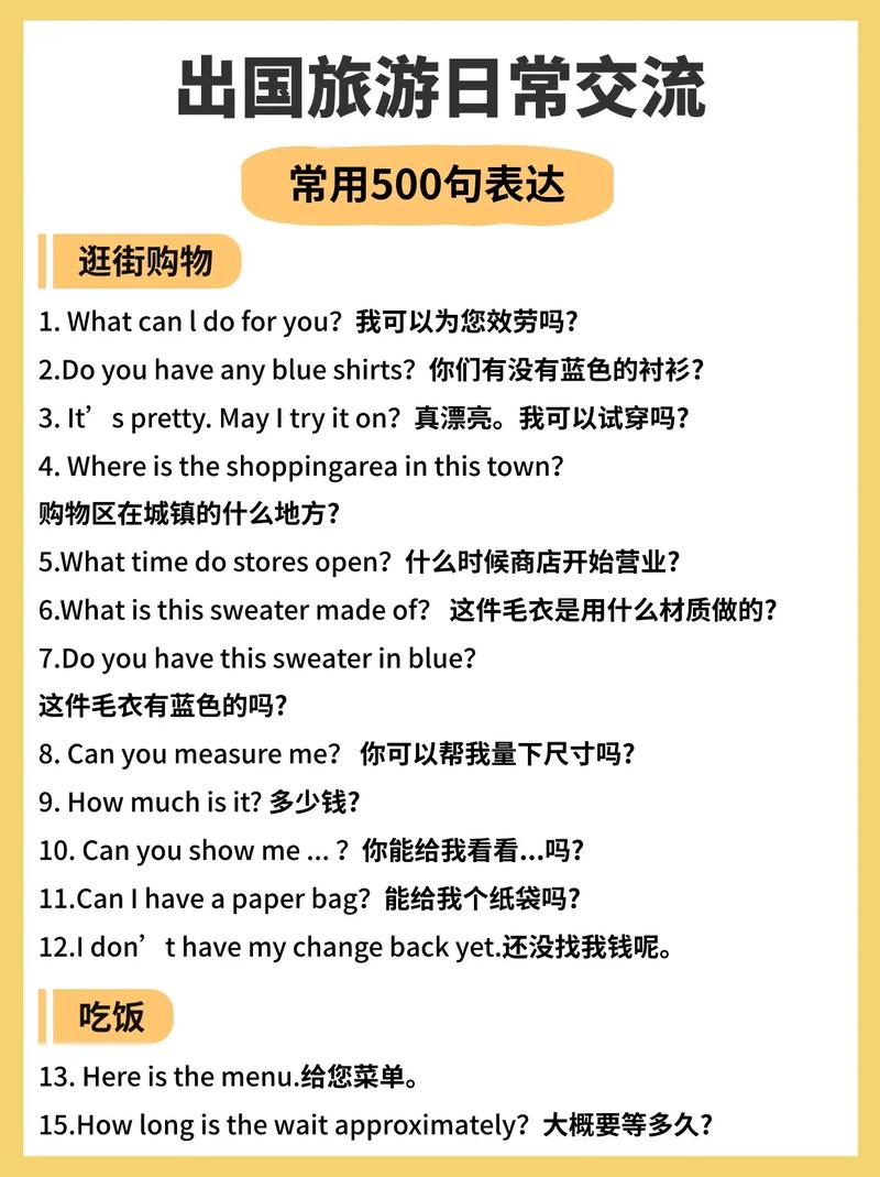 旅行中的语言与交流