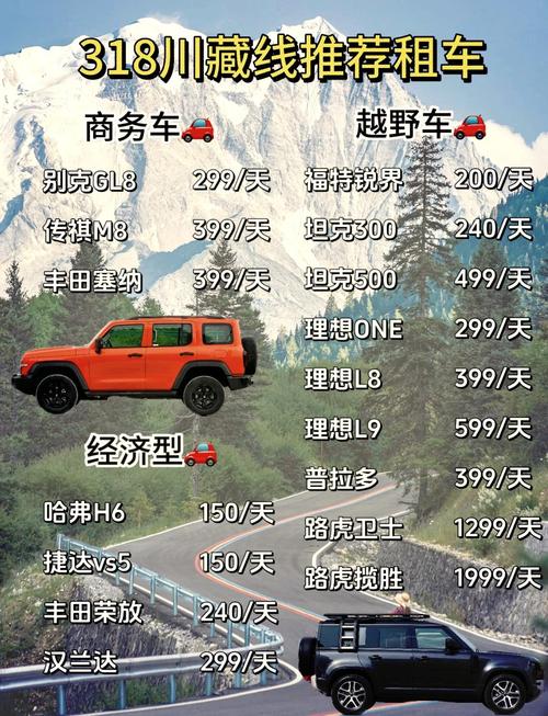 如何选择合适的自驾车辆