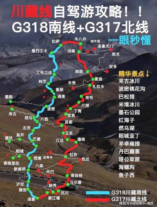 自驾去西藏旅游的最佳路线安排