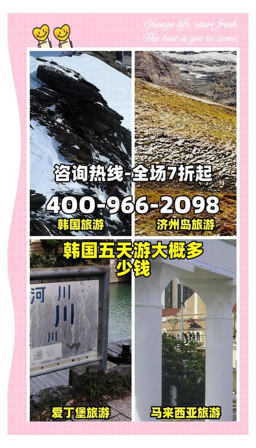 去韩国旅游5天,自己要带多少钱?