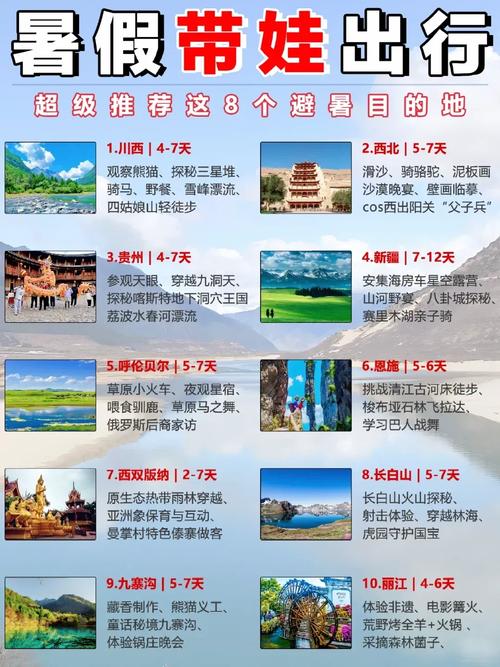 暑假带孩子去国内哪里旅游比较好