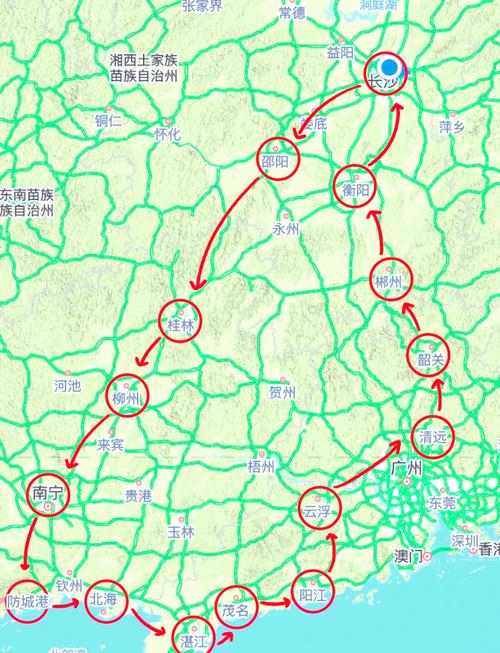 有什么京山到长沙的自驾游路线推荐?