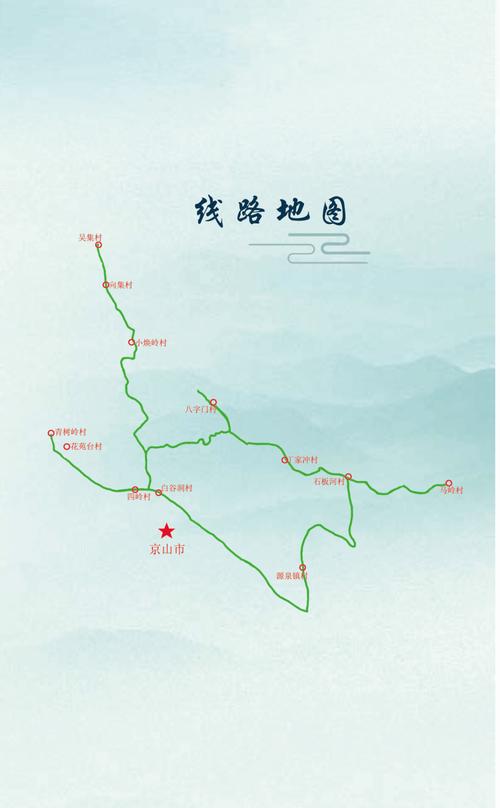 有谁告诉下去湖北京山县的自驾车路线吗