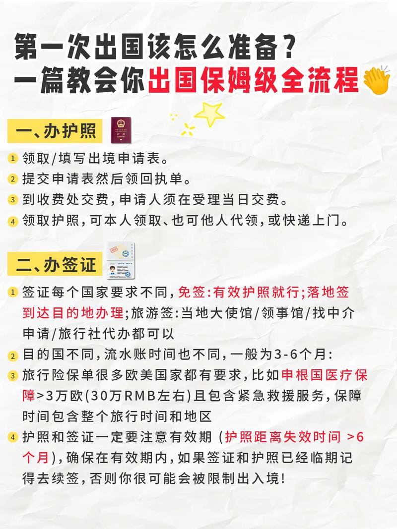 要出国旅游国内需要办理什么手续?