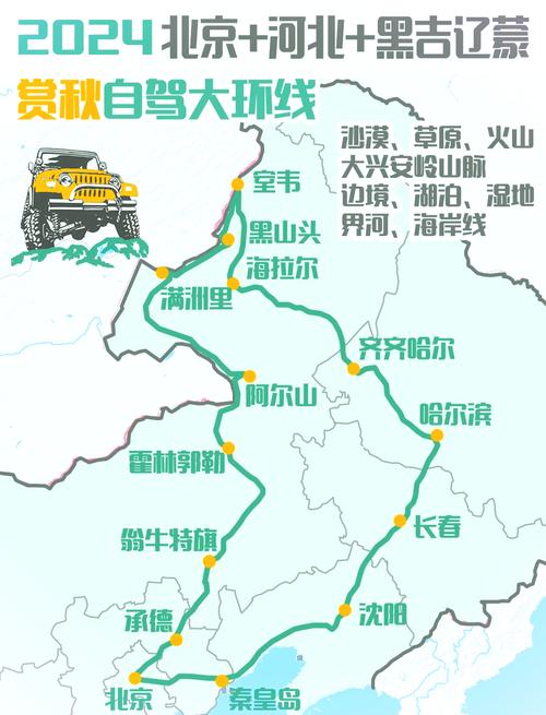 夏天北京到东北自驾游最佳路线,沈阳向北夏季旅游攻略路线