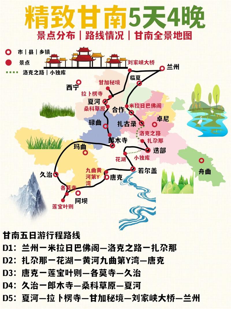 甘南到青海自驾游最佳路线