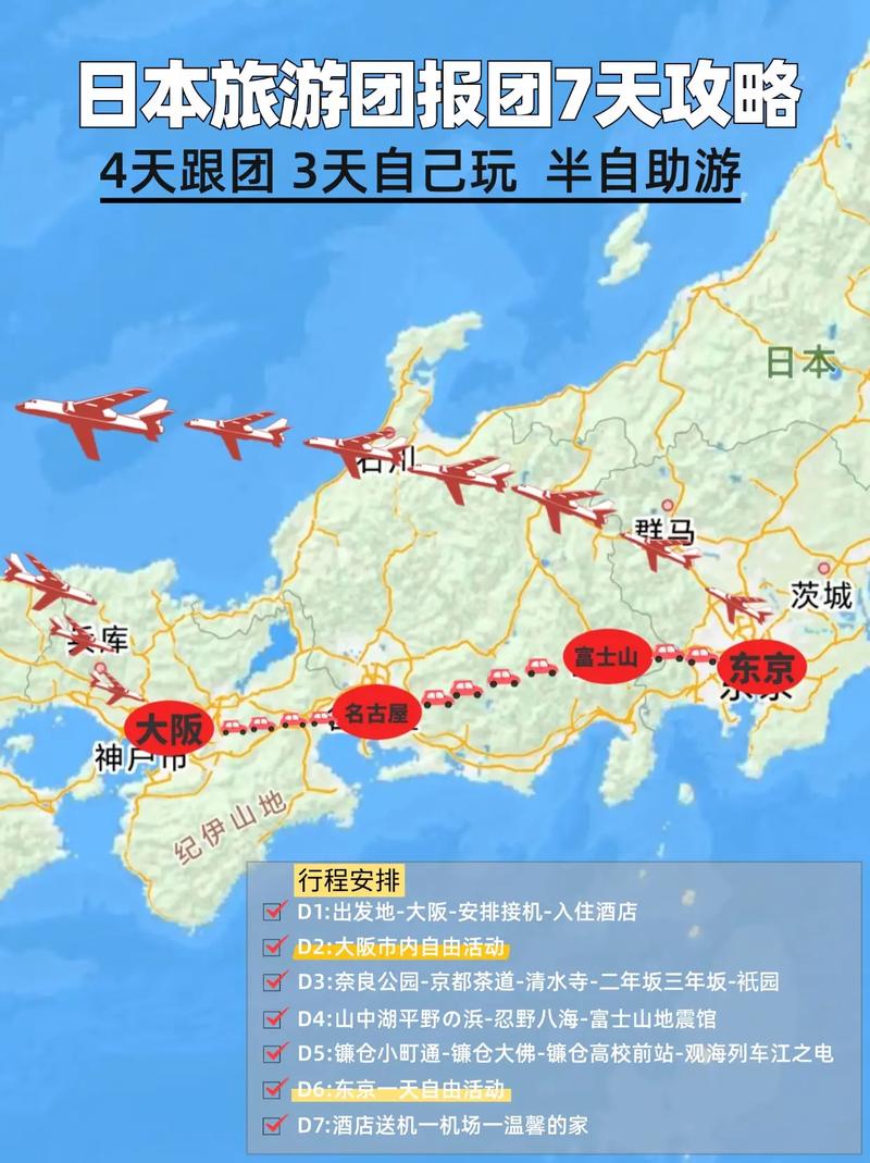 第一次出国,日本旅游是自由行还是报团?