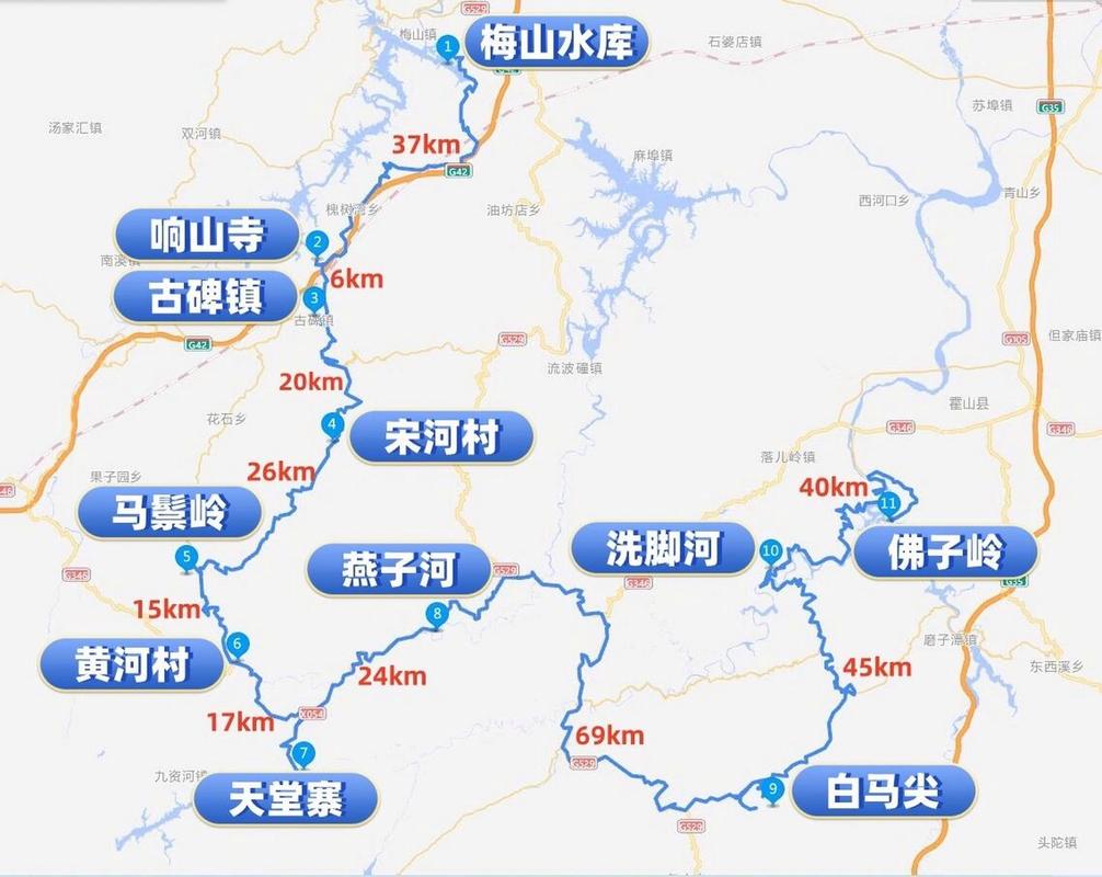 六安金寨自驾游最佳路线