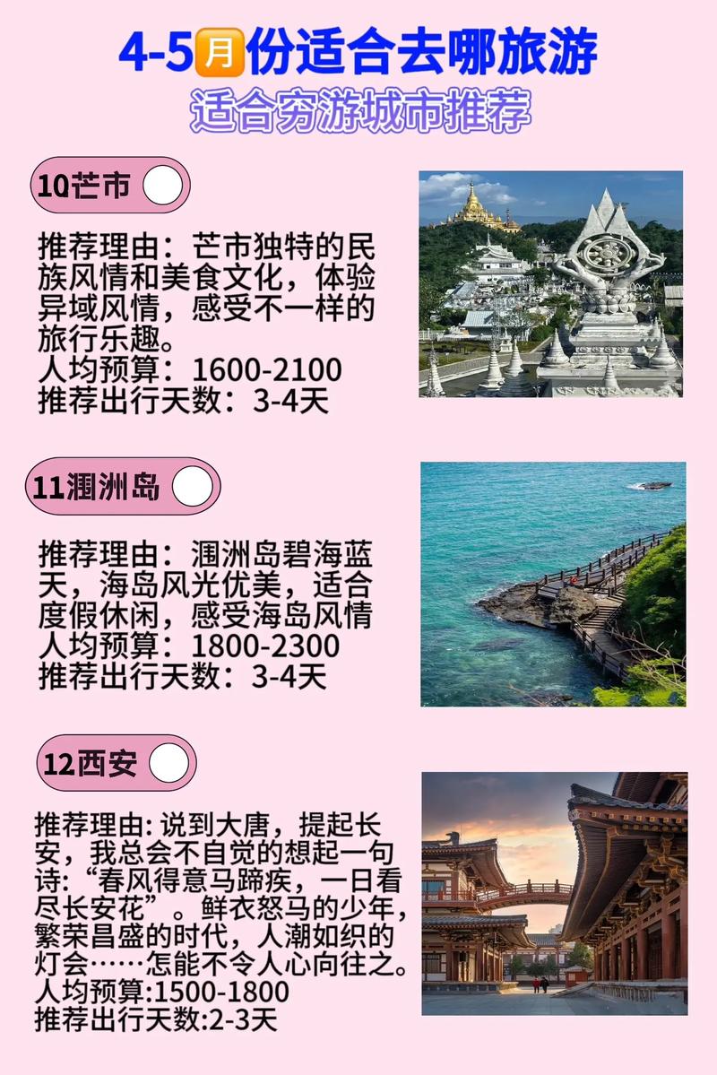 国内4月份旅游zui佳地方推荐