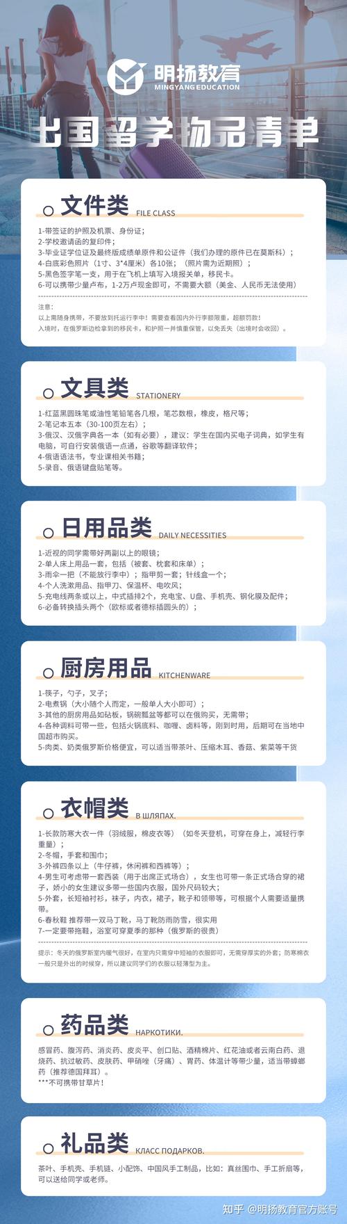 出国带什么好